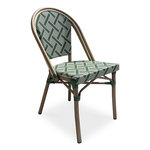 Paris Prix Chaise de Jardin Empilable  Bistro  87cm Vert