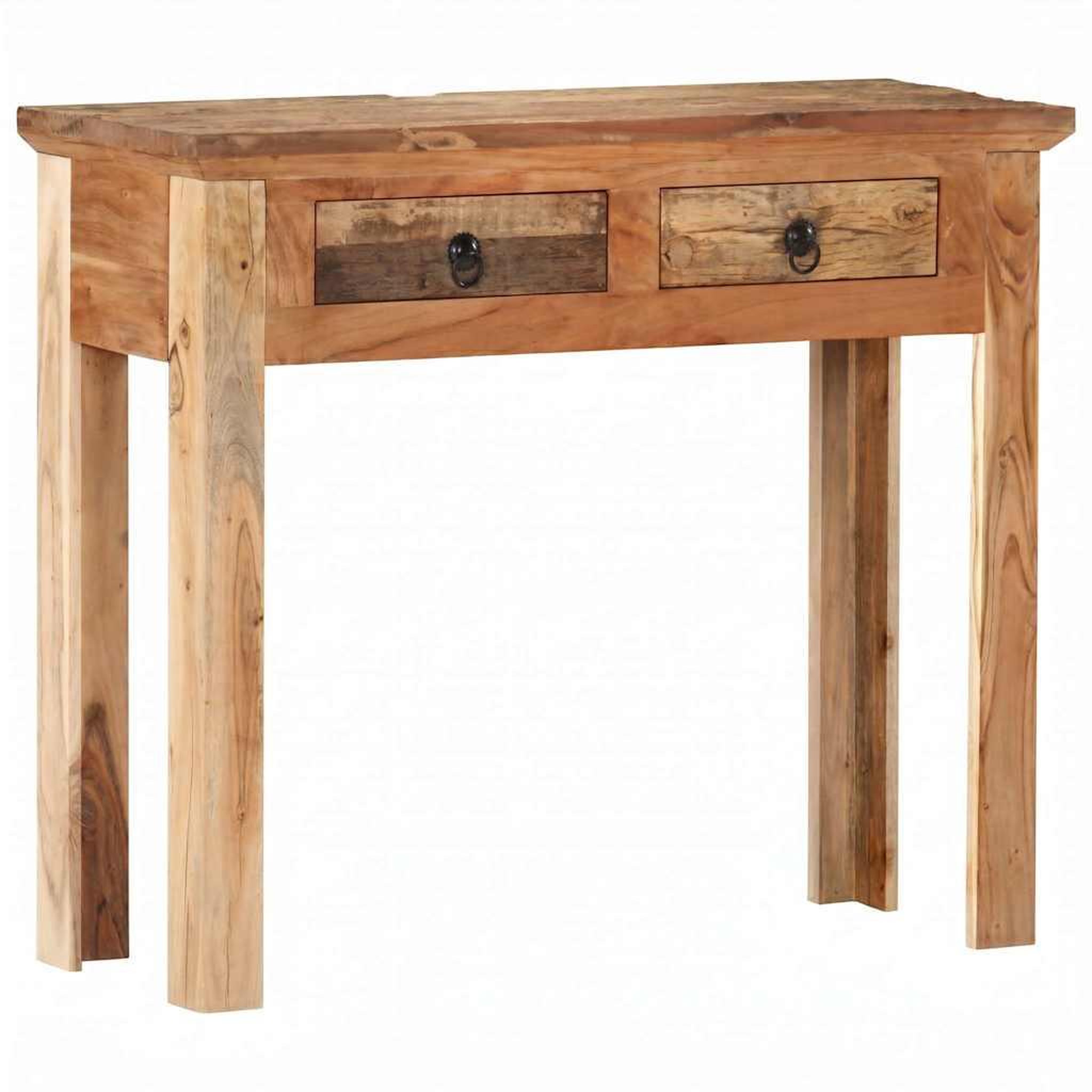 VIDAXL Table console 90,5x30x75 cm bois d'acacia et de recuperation