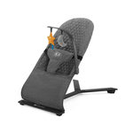 KINDERKRAFT Balancelle électrique bébé 2 en 1 avec fonction transat. Coloris disponibles : Beige, Bleu, Gris