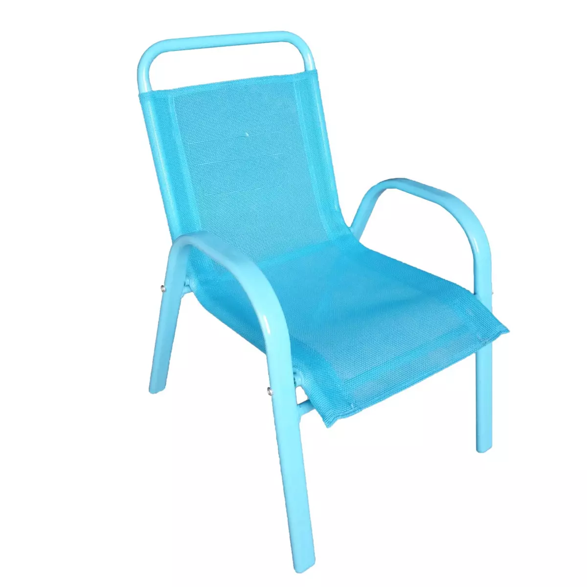 Chaise de jardin enfant bleu
