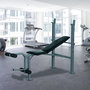 Voir la diapositive 2 : HOMCOM Banc de musculation Fitness entrainement complet dossier réglable curler