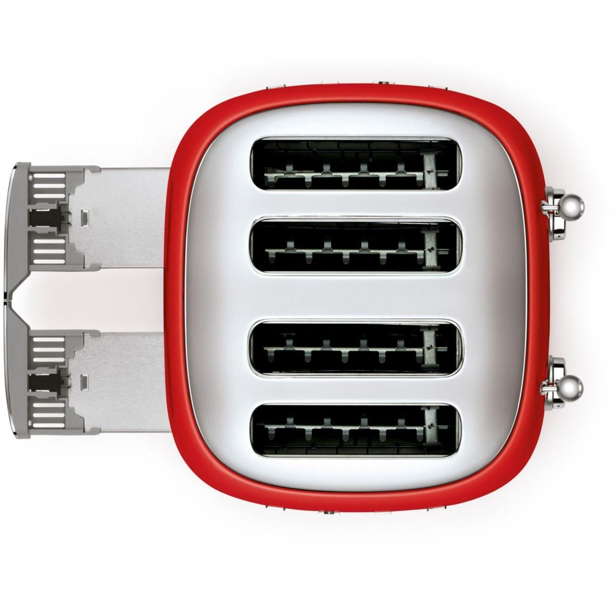 SMEG Grille-pain TSF03RDEU Rouge