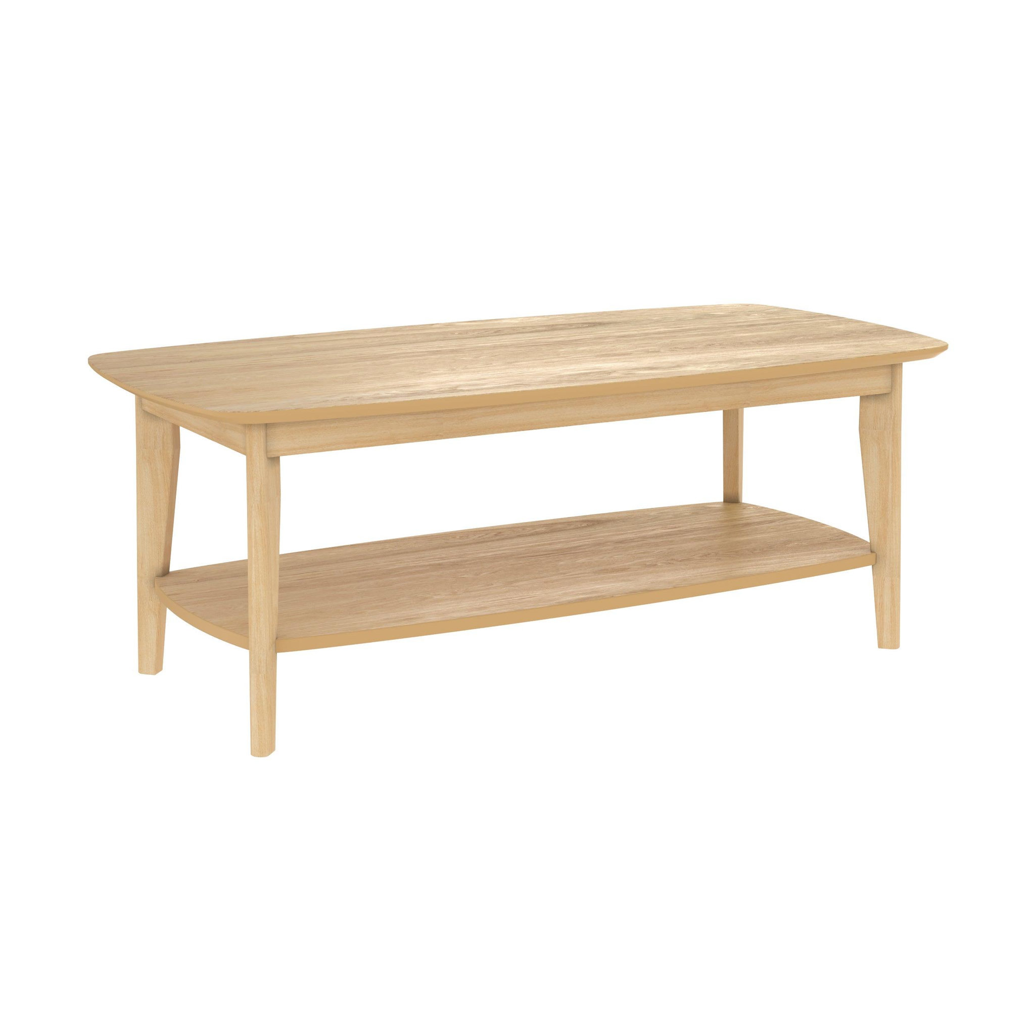 MAISON PAVANE Table basse rectangulaire en bois clair-sadi