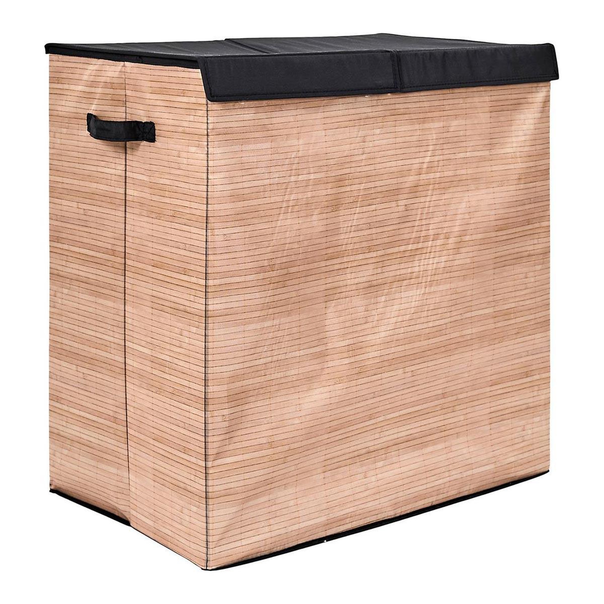 Je cherche une idee Panier à linge double compartiments  lou  58cm naturel