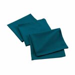 Paris Prix Lot de 3 Serviettes de Table  Mistral  40x40cm Bleu Canard