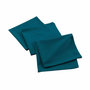 Voir la diapositive 1 : Paris Prix Lot de 3 Serviettes de Table  Mistral  40x40cm Bleu Canard