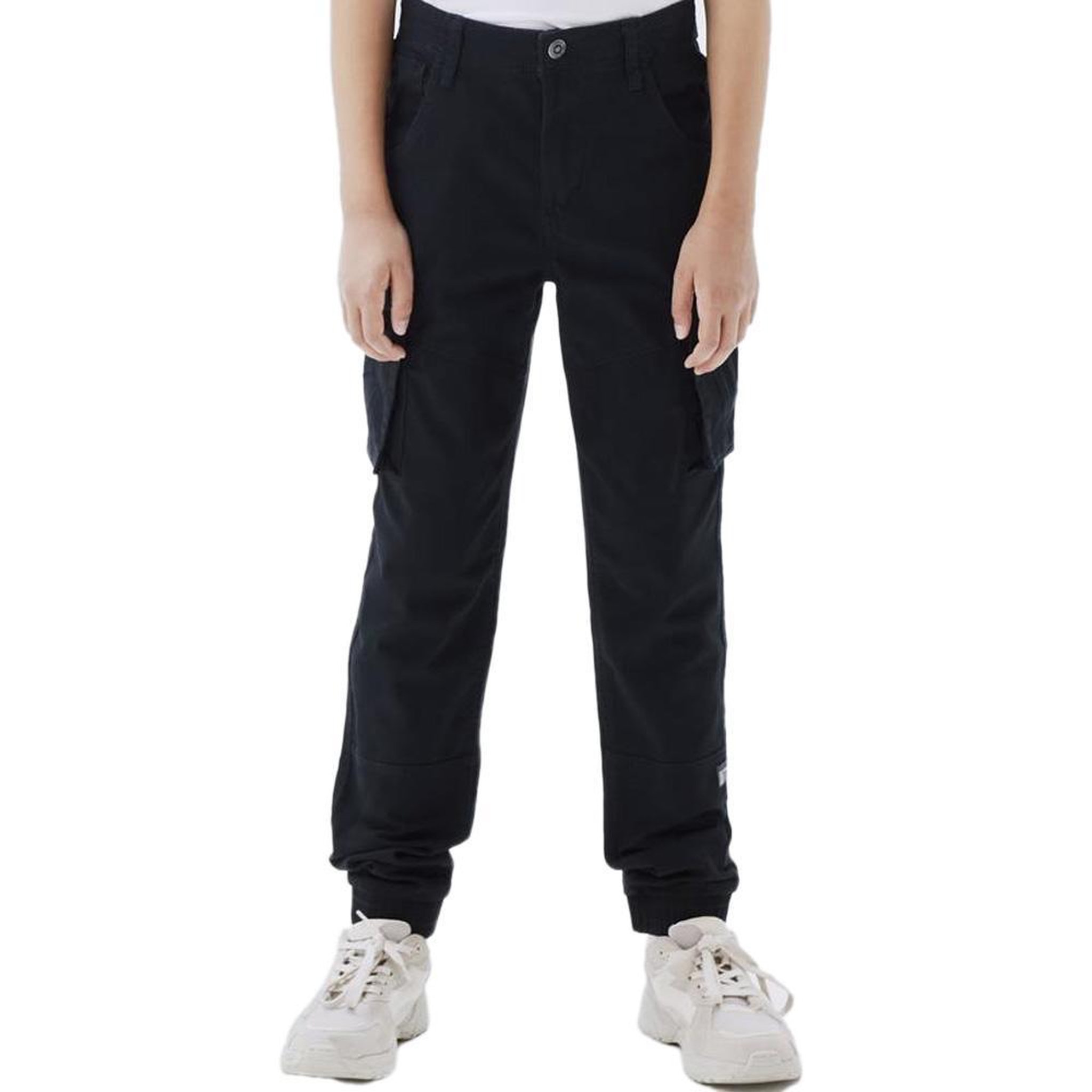 Voir la diapositive 1 : NAME IT Pantalon Cargo Noir Garçon Name It Ryan Cargo