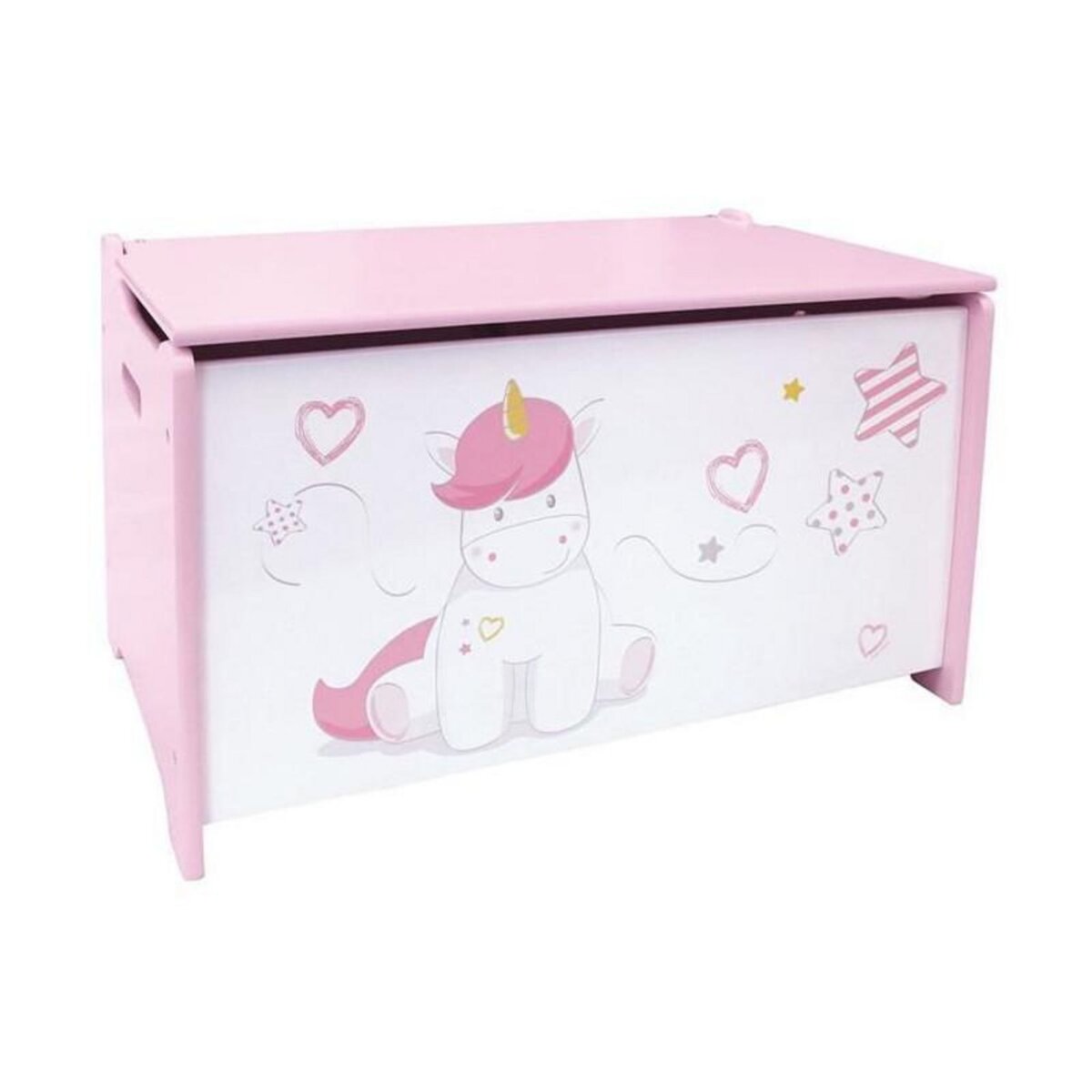 Fun House Fun House Licorne coffre a jouets en bois pour enfant