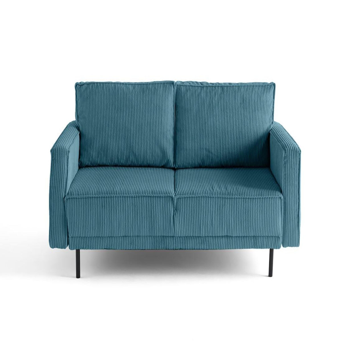 LISA DESIGN Charlie - canapé droit 2 places - en velours côtelé