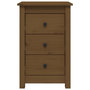 Voir la diapositive 4 : VIDAXL Tables de chevet 2 pcs Marron miel 40x35x61,5 cm Pin solide