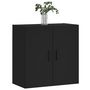 Voir la diapositive 3 : VIDAXL Armoire murale noir 60x31x60 cm bois d'ingenierie