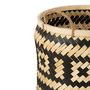 Voir la diapositive 3 : Paris Prix Lot de 3 Paniers de Rangement Rotin  Baudoin  39cm Naturel & Noir
