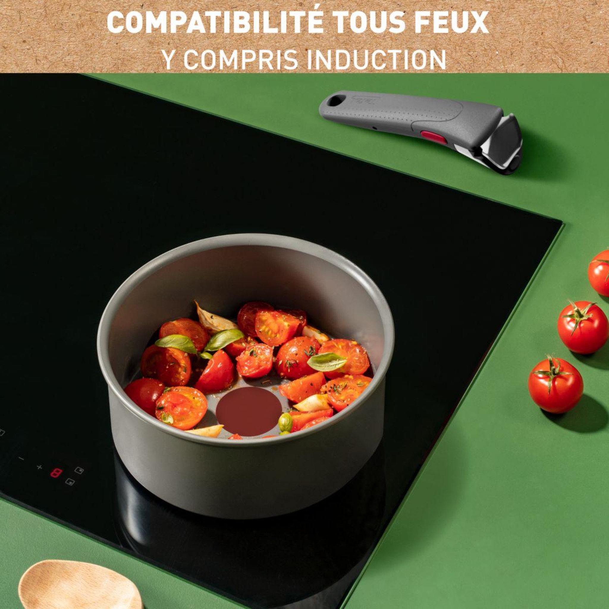 Voir la diapositive 4 : TEFAL Batterie de cuisine Renew 6pcs ceramique L2609602