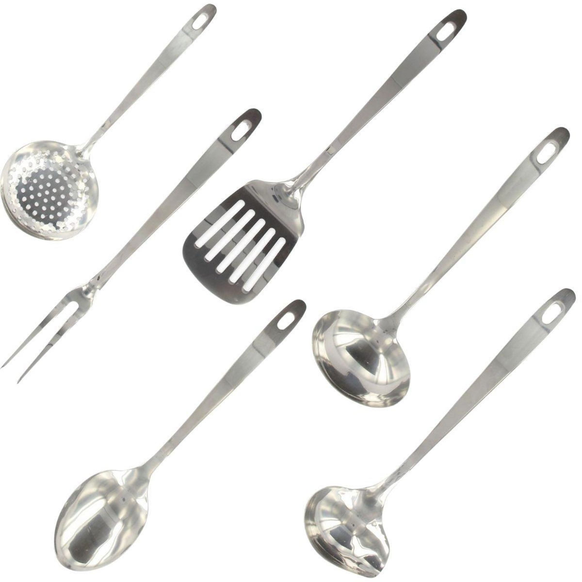 Fackelmann Ensemble ustensiles de cuisine 6 pièces inox Fackelmann Oxford