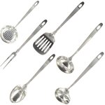 Fackelmann Ensemble ustensiles de cuisine 6 pièces inox Fackelmann Oxford