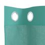 Voir la diapositive 5 : VIDAXL Rideaux en voile avec œillets 2 pcs turquoise