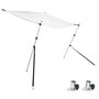 Voir la diapositive 2 : VIDAXL Kit d'extension d'ombrage T-Top blanc 174x205x(115-194) cm