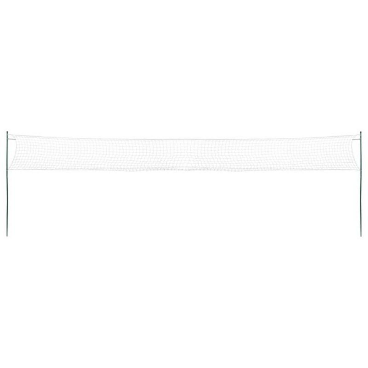 VIDAXL Set de badminton avec 4 raquettes et filet 620x151 cm