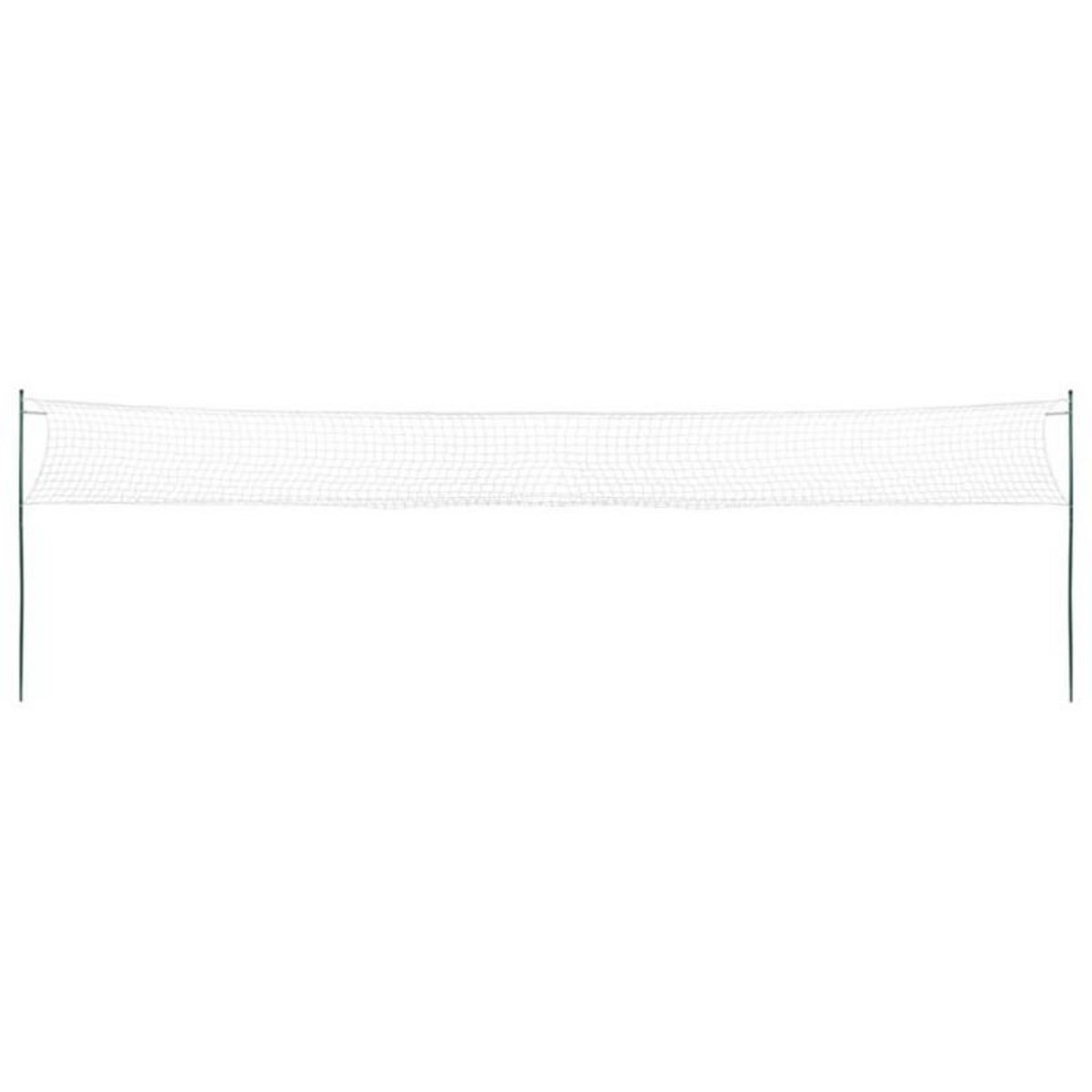 VIDAXL Set de badminton avec 4 raquettes et filet 620x151 cm