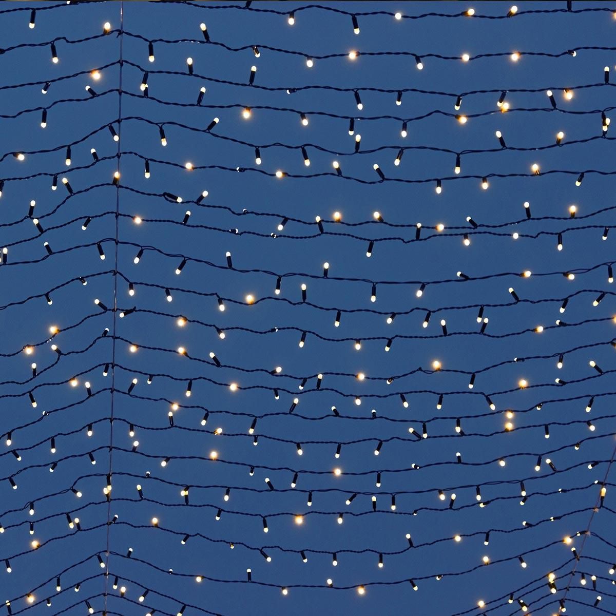 Lumisky Guirlande lumineuse solaire YOGY Noir Plastique 16.3M