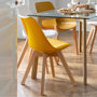 Voir la diapositive 2 : TOILINUX Lot de 4 chaises design scandinave BAYA