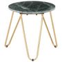 Voir la diapositive 1 : VIDAXL Table basse Vert 40x40x40 cm Pierre veritable et texture marbre