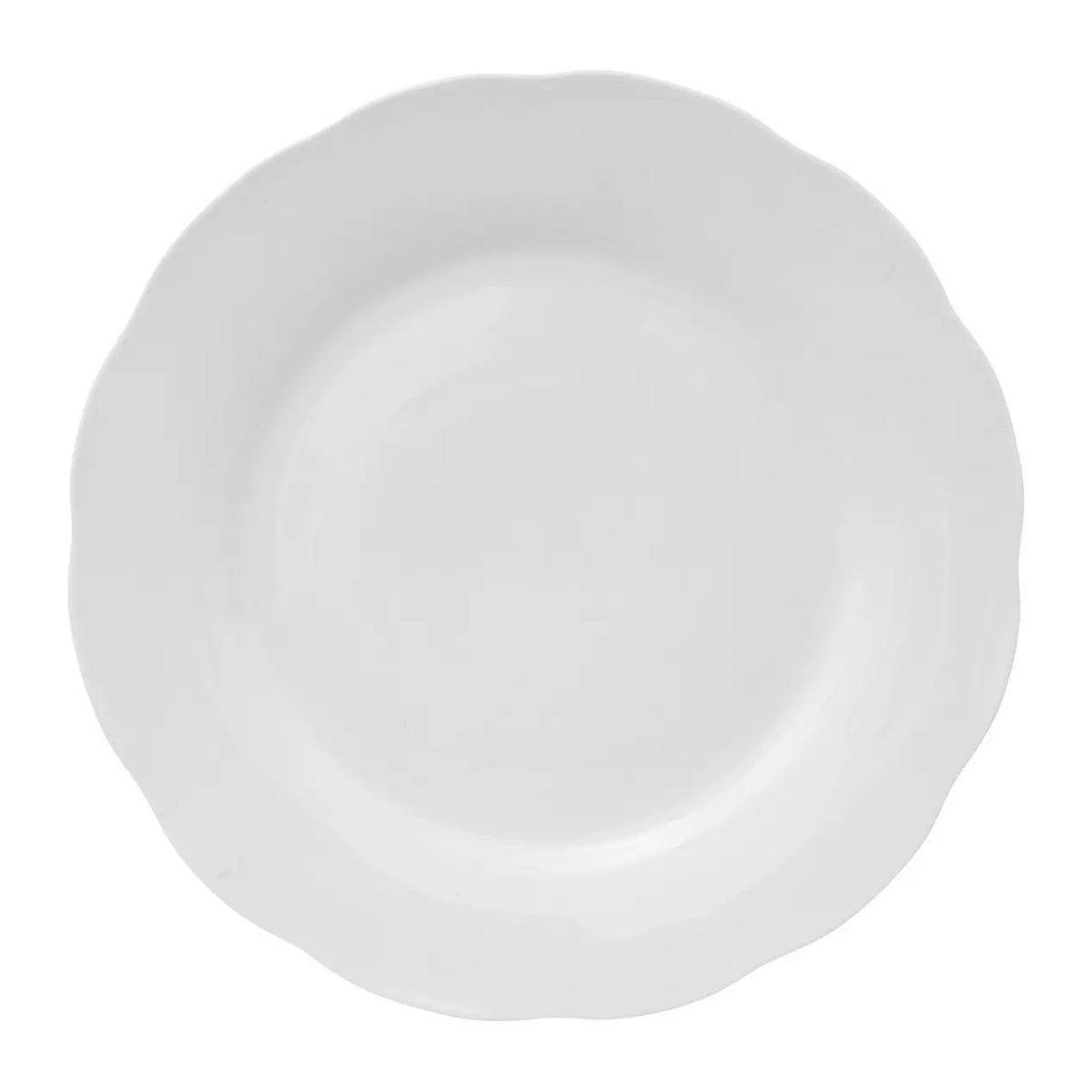 Voir la diapositive 1 : SECRET DE GOURMET Lot de 6 assiettes plate  alma  26cm blanc