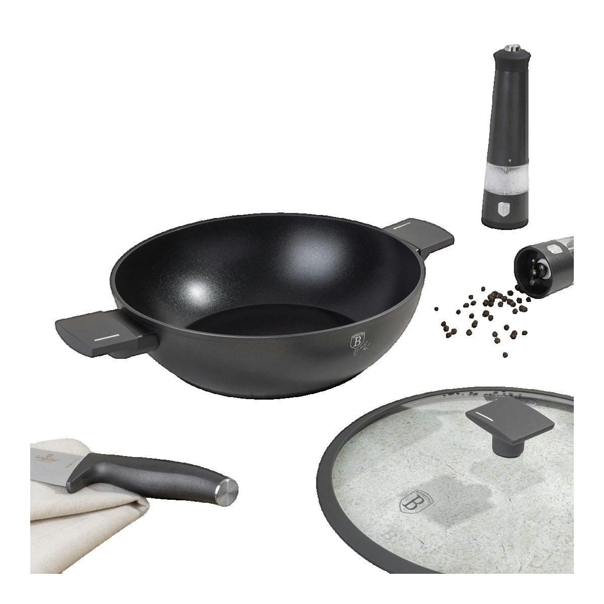Berghoff Wok Berlinger-Haus BH-8125 Anthracite 30 cm