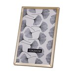 TOILINUX Lot 2x Cadre photo design Gold Home - L. 13 x l. 20 cm - Doré