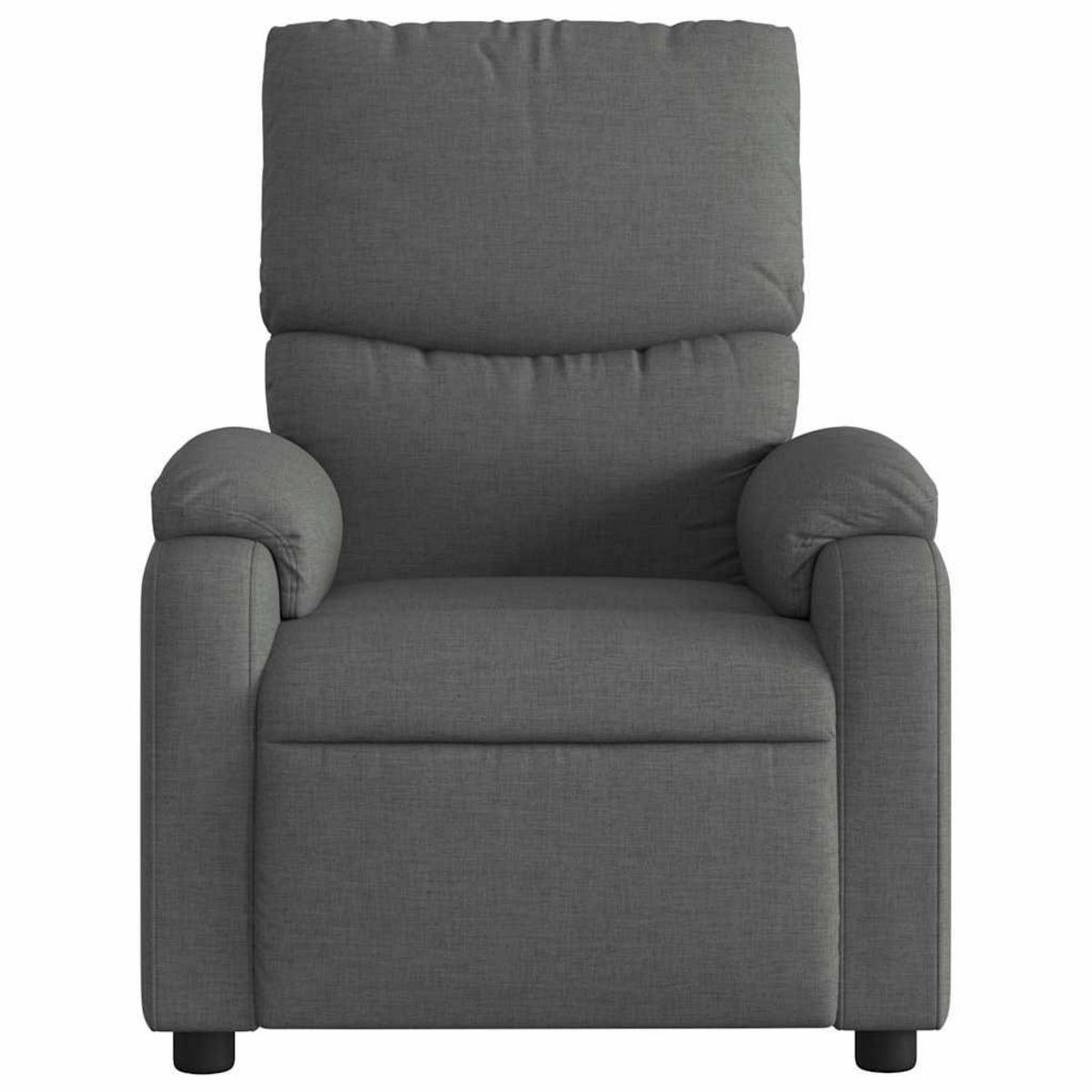 VIDAXL Fauteuil de massage inclinable Gris fonce Tissu
