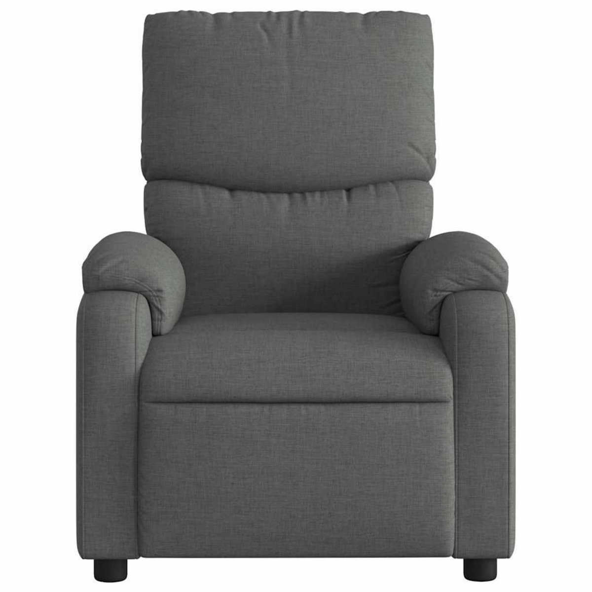 VIDAXL Fauteuil de massage inclinable Gris fonce Tissu