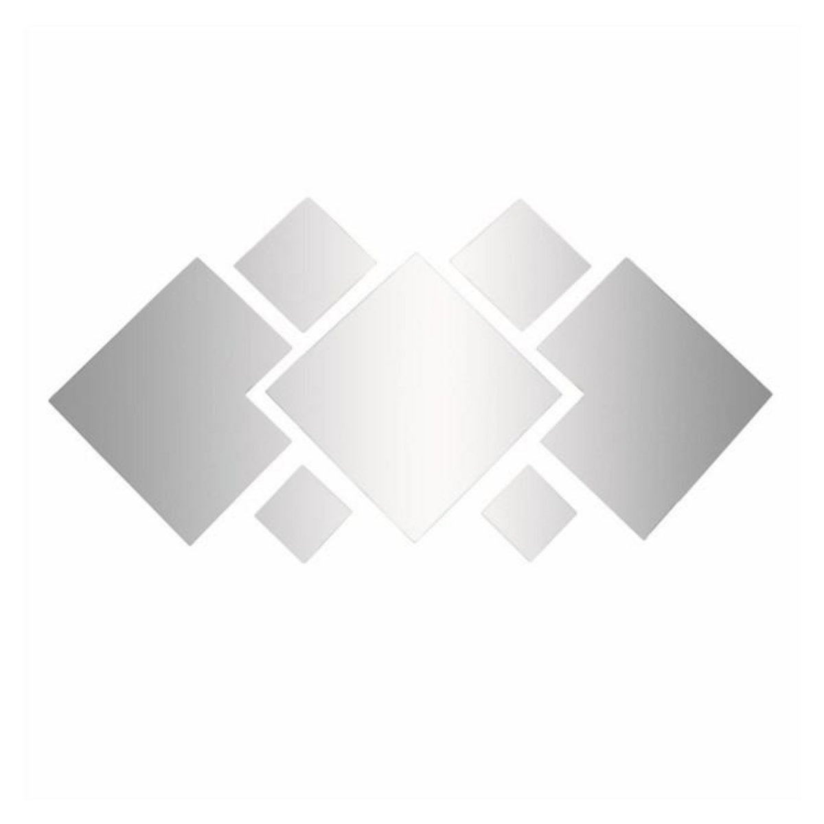 Paris Prix Décoration Murale Autoadhésive  Miroir  20cm Argent