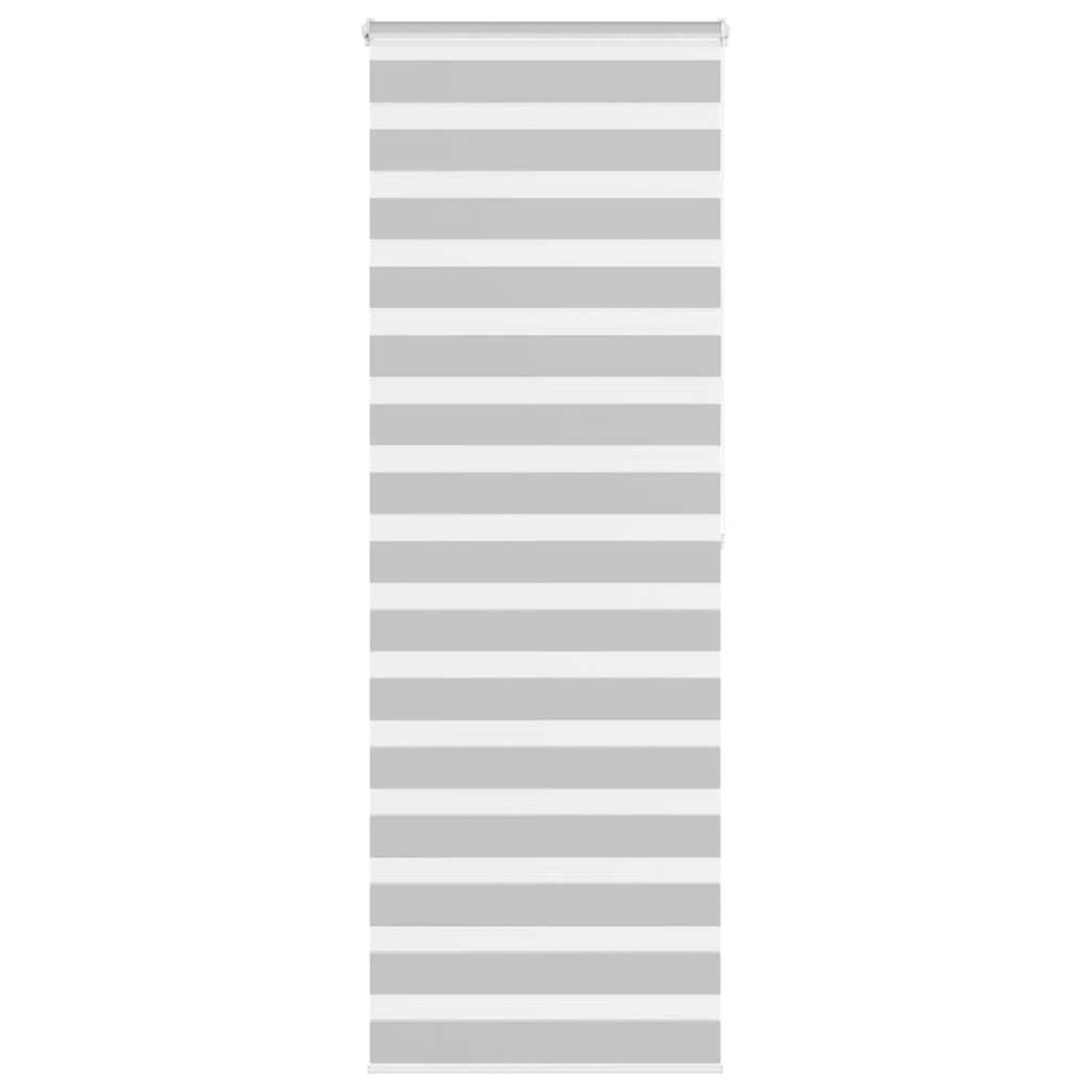 VIDAXL Store zebre gris clair largeur du tissu 85,9 cm polyester