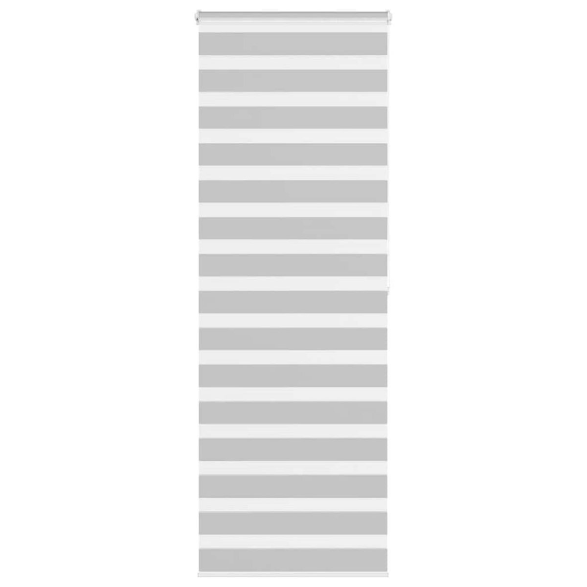 VIDAXL Store zebre gris clair largeur du tissu 85,9 cm polyester