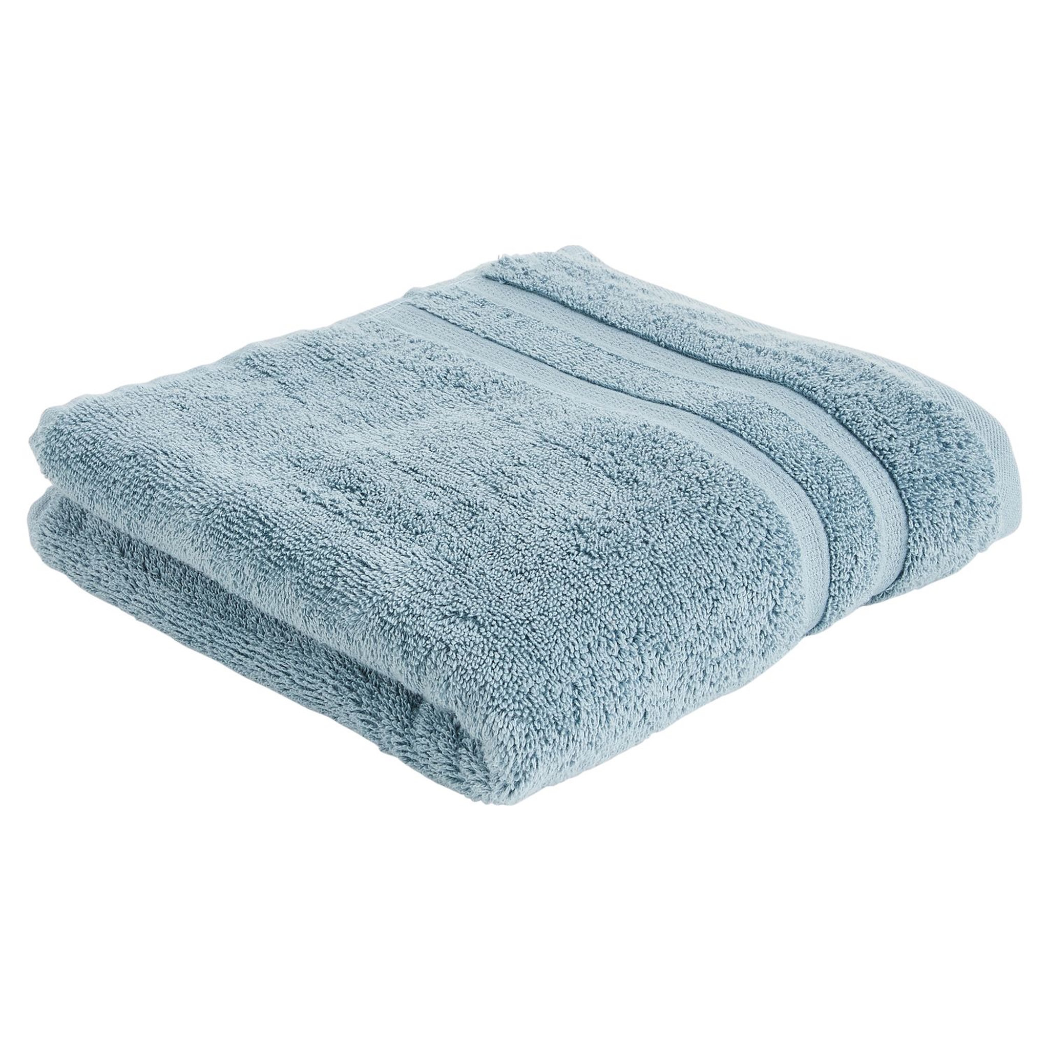 Voir la diapositive 1 : ACTUEL Serviette de toilette unie en coton 600 g/m²
