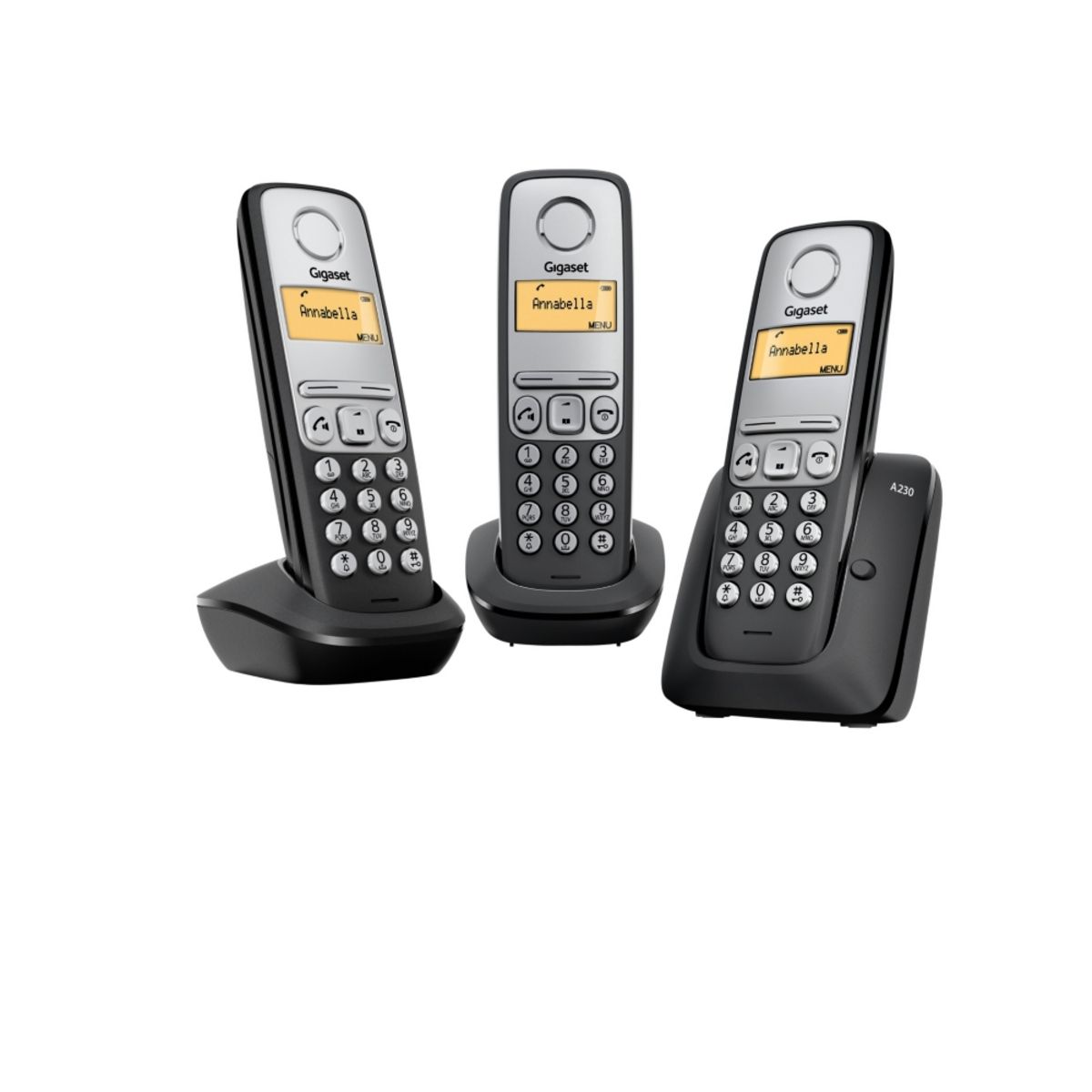 GIGASET Sans fil - Gigaset Trio A230 - Noir