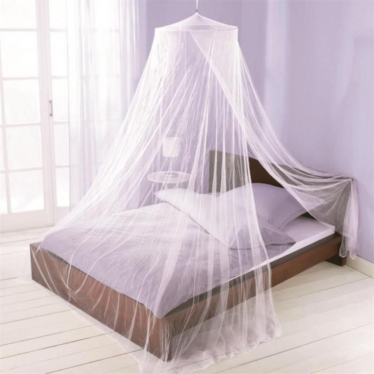 Paris Prix Ciel de Lit Double  Moustiquaire  65x250cm Blanc