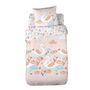 Voir la diapositive 2 : COTE DECO Housse de couette 140x200 + 1 taie CLARA coton 57 fils