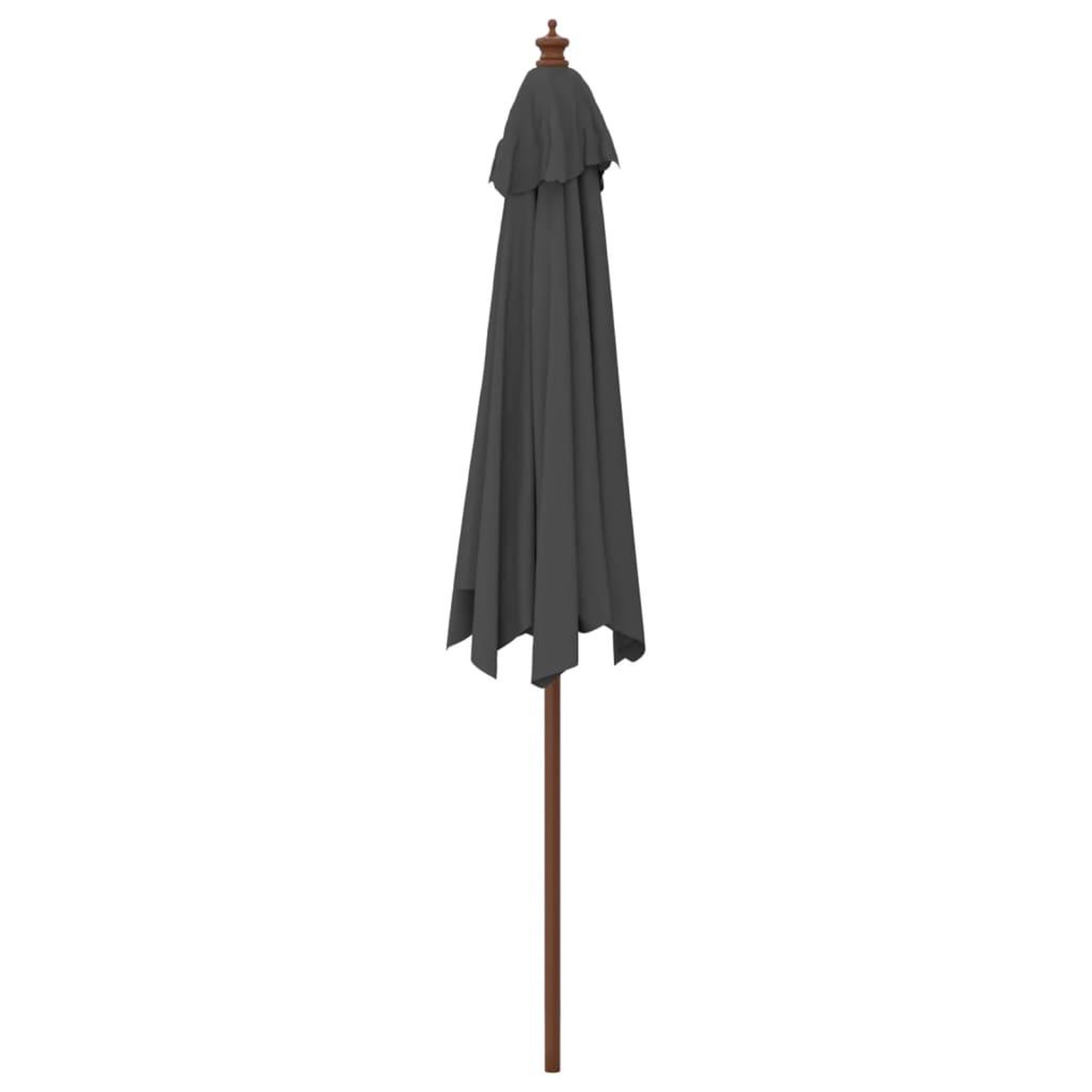 Voir la diapositive 5 : VIDAXL Parasol de jardin avec mat en bois anthracite 299x240 cm