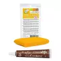 SCRAPCOOKING Stylo chocolat + Pâte à sucre orange 100 g