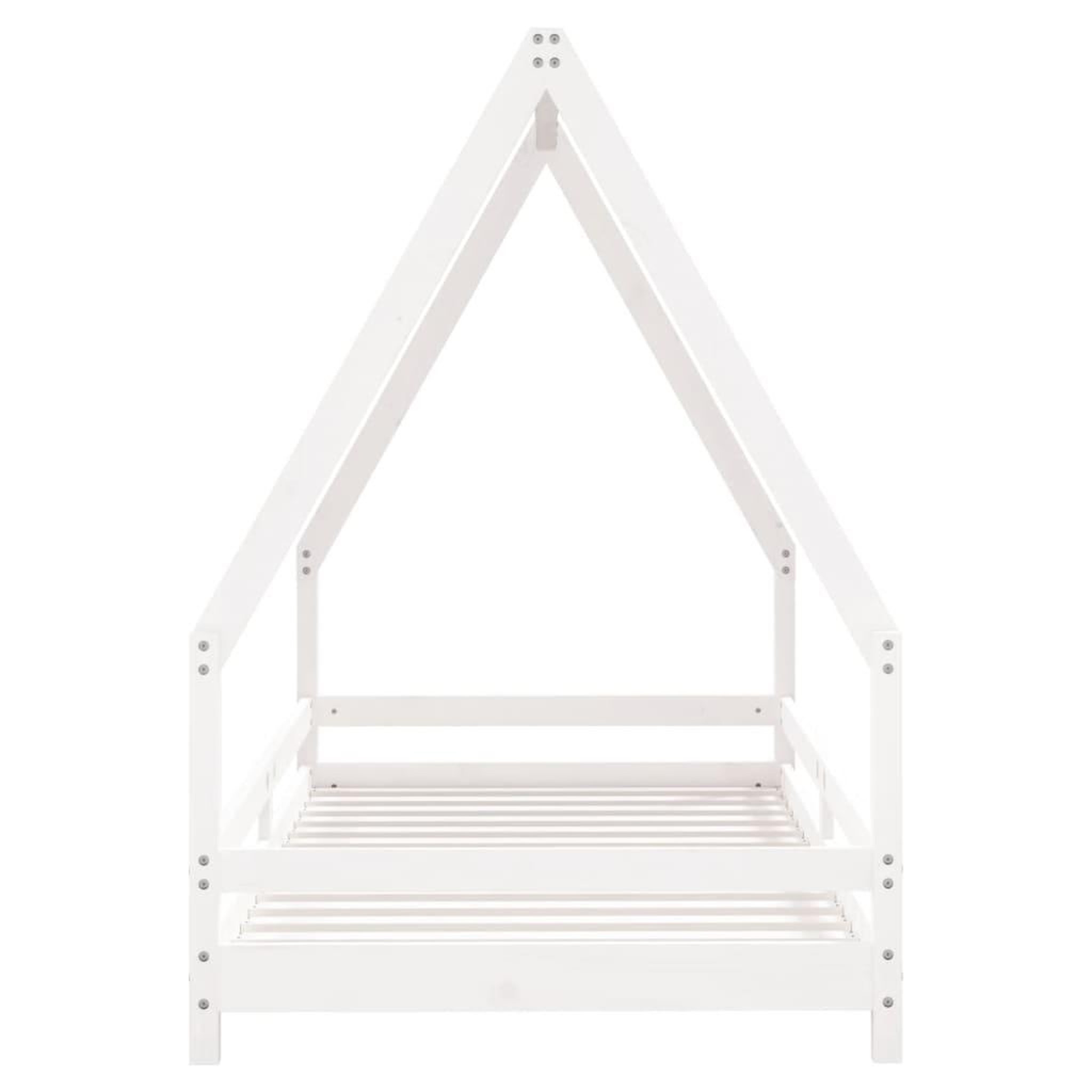 Voir la diapositive 4 : VIDAXL Cadre de lit pour enfants blanc 90x190 cm bois de pin massif