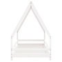 Voir la diapositive 4 : VIDAXL Cadre de lit pour enfants blanc 90x190 cm bois de pin massif