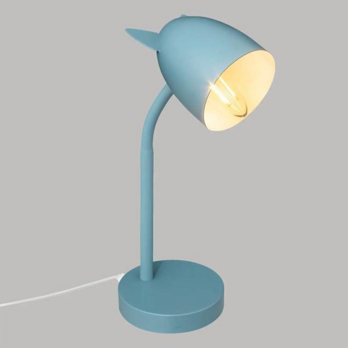 Atmosphera Kids Lampe à Poser en Métal  Oreilles  31cm Bleu