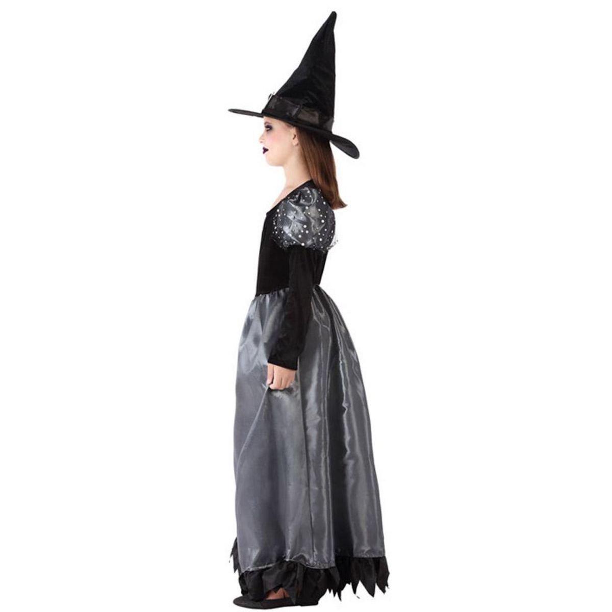 ATOSA Déguisement Sorcière - Fille - 7/9 ans (122 à 134 cm)
