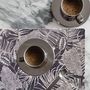 Voir la diapositive 2 : HABITABLE Lot de 6 sets de table Vitali - 28 x 43 cm - Argent