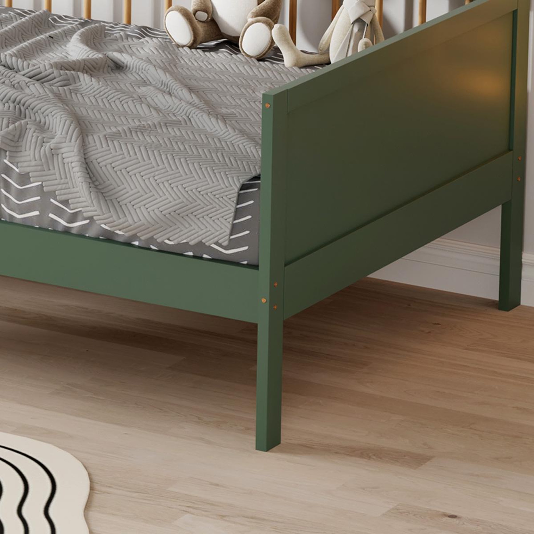 Voir la diapositive 4 : MINEA Minea | lit avec barrière pepito 90x190 cm (matelas non inclus)