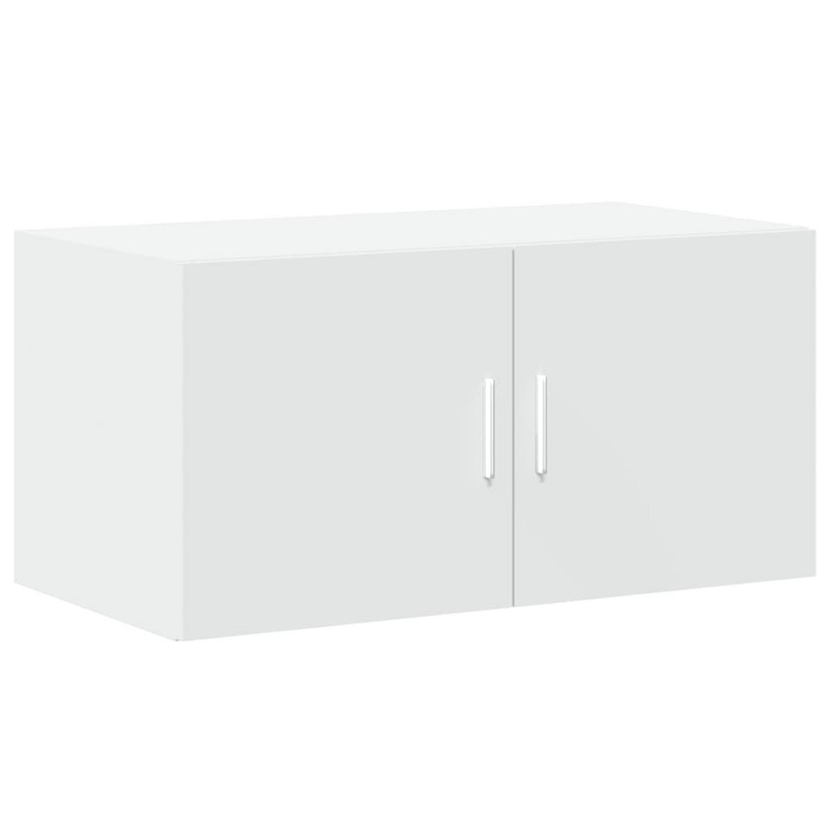 VIDAXL Armoire de rangement blanc 80x42,5x225 cm bois d'ingenierie