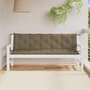Voir la diapositive 3 : VIDAXL Coussins de banc de jardin lot de 2 taupe melange tissu