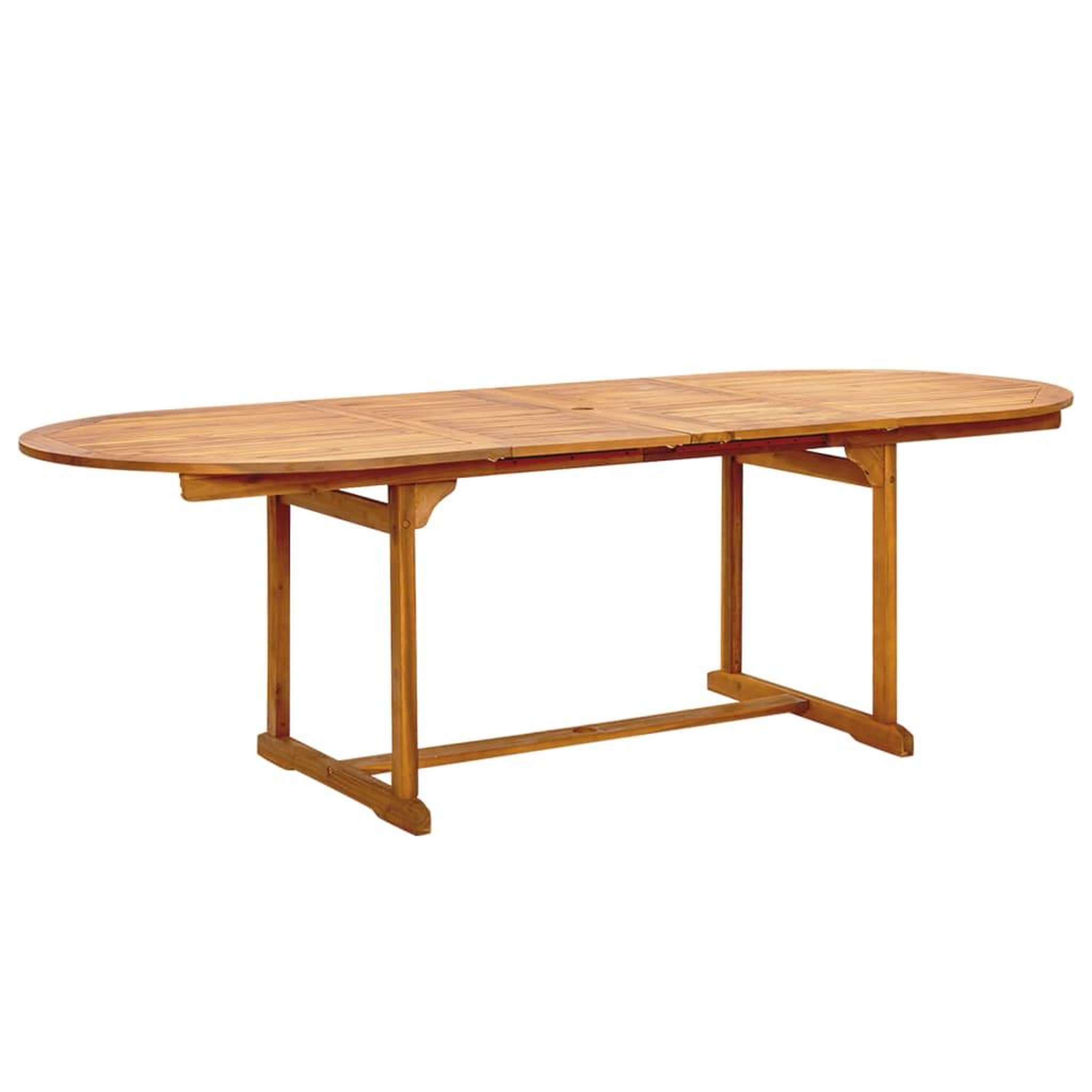 Voir la diapositive 3 : VIDAXL Ensemble a Manger de jardin 7pcs bois d'acacia solide textilene