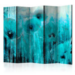 Paris Prix Paravent 5 Volets  Turquoise Madness  172x225cm